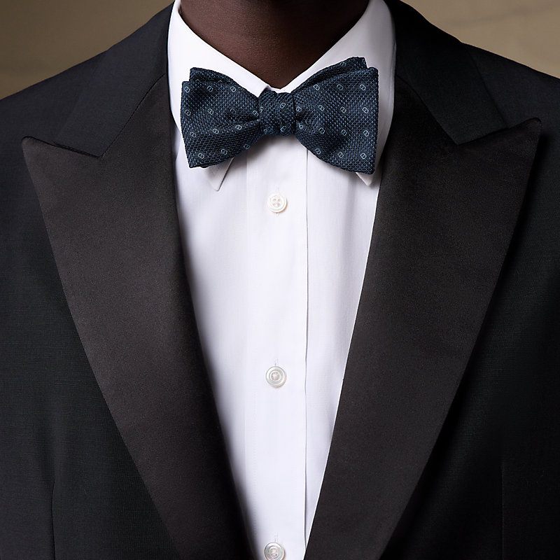 Grenadine Maillons bow tie - Black | Hermès Macau SAR